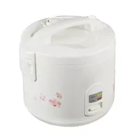 Evoq Rice Cooker Non-Stick Inner Pot White with Floral Design 2.8 Litres ERC - 28WH