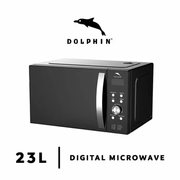 Dolphin Microwave Oven 23L Solo Digital 5 Power Levels ME-MW23D