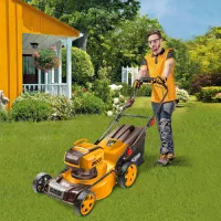 Ingco Cordless Lawn Mower 40V with Brushless Motor, 60L Bag Capacity, 3 Functions, Battery & Charger LMLI20186