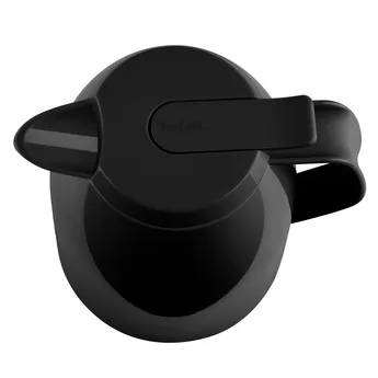 Tefal Mambo Jug Black 1.5 Liter Insulated Thermos Vacuum Flask Plastic-Polypropylenex (PP) Glass Liner K3037212