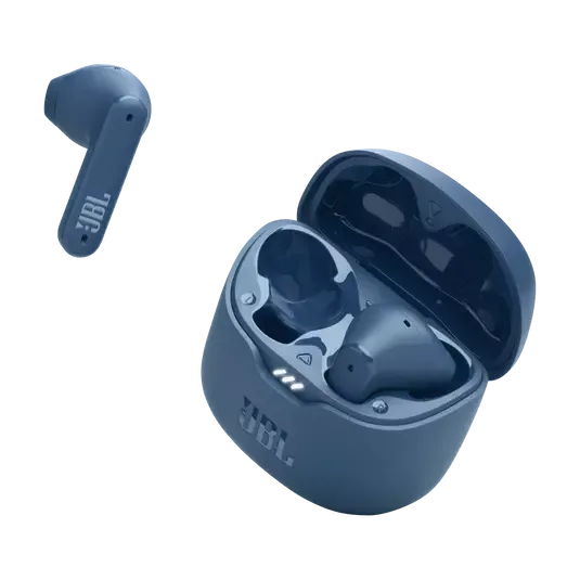 JBL Earphones, True Wireless Noise Cancelling in Earphones Black, Blue, up to 32 Hours of Battery Life, Water Resistant IPX4, 32rs, Water-Resistant & Sweatproof, Max Playtime TUNE FLEX BLK/BLU