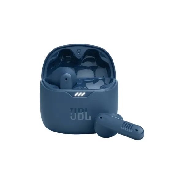 JBL Earphones, True Wireless Noise Cancelling in Earphones Black, Blue, up to 32 Hours of Battery Life, Water Resistant IPX4, 32rs, Water-Resistant & Sweatproof, Max Playtime TUNE FLEX BLK/BLU