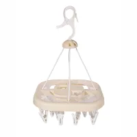 Nadstar Cloth Hanger 20 Clips Drying Clip Laundry Drying Rack Clothes Hanger with Clip...