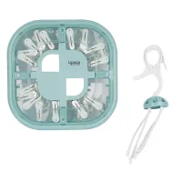 Nadstar Cloth Hanger 20 Clips Drying Clip Laundry Drying Rack Clothes Hanger with Clip...