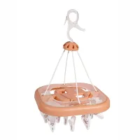 Nadstar Cloth Hanger 20 Clips Drying Clip Laundry Drying Rack Clothes Hanger with Clip...