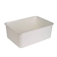 Nadstar Storage Basket Plastic with Lid Shopping Basket Organizer 28x18 CM Picnic Basket 2372