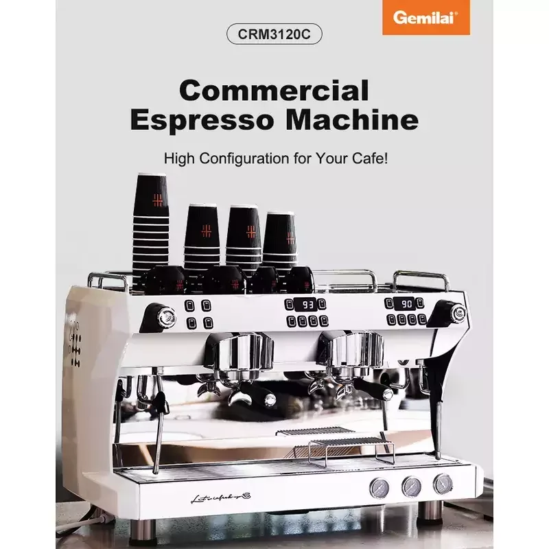 Gemilai Espresso Coffee Machine 220V/50Hz/4200W G3201C
