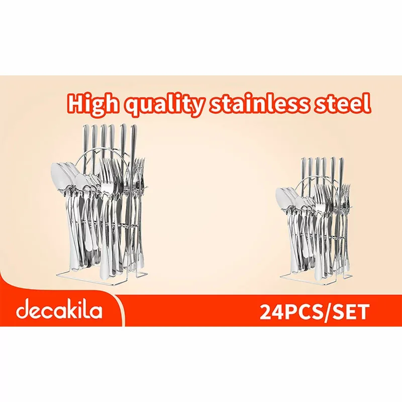 Decakila Spoon Cutlery Set 24pcs Stainless Steel Kmtt157m