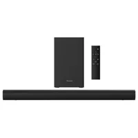 Hisense Soundbar - 2.1 Channel, 140W Max Audio Power, Wireless Subwoofer, Bass Boost, HDMI ARC, Bluetooth Streaming HS1800.