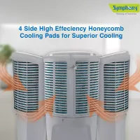 Symphony Desert Air Cooler 80L with Powerful Fan, Honeycomb Pads, i-Pure Technology WINTER 80XL
