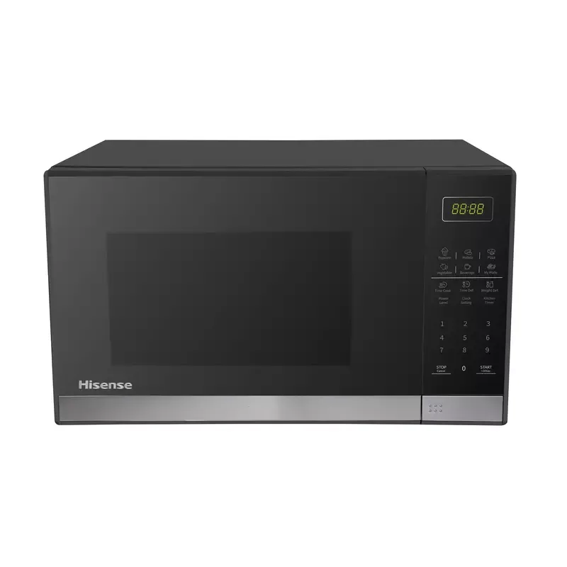 Hisense 37L Microwave - 1000W Solo Digital with 10 Power Levels, for Versatile Cooking and Reheating H37MOBS5X