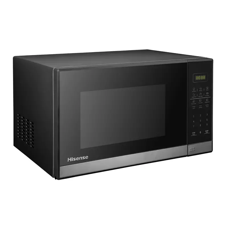 Hisense 37L Microwave - 1000W Solo Digital with 10 Power Levels, for Versatile Cooking and Reheating H37MOBS5X