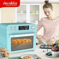 Decakila Oven Air Electric 24l with Rosting Function 1800w Keec023l 240 min maximum timing stainless steel heating tube and handle with pull out slag tray