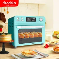 Decakila Oven Air Electric 24l with Rosting Function 1800w Keec023l 240 min maximum timing stainless steel heating tube and handle with pull out slag tray