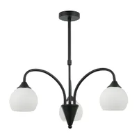 Tronic Black & White 3-Light Decorative Pendant Lamp