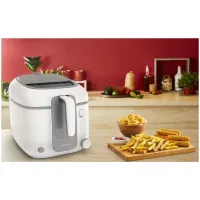 Moulinex Deep Fryer 2.2L/1.5kg 1800W Odor Filtration White AM310028