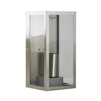 Tronic Stainless Steel Rectangular Cuboid Wall Light