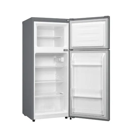 Hisense Refrigerator 120L Double Door, Top Freezer, Titanium Silver RD-16DC4S1