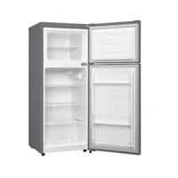 Hisense Refrigerator 120L Double Door, Top Freezer, Titanium Silver RD-16DC4S1
