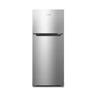 Hisense Refrigerator 120L Double Door, Top Freezer, Titanium Silver RD-16DC4S1