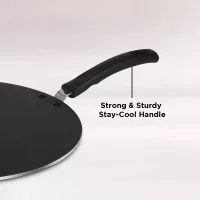 Pigeon Tawa 31cm Nonstick Multi 310 Cool Touch Handle Sap 271 - 3 Layer Anti Peeling Food Safe Nonstick Coating Extra Thick Layer