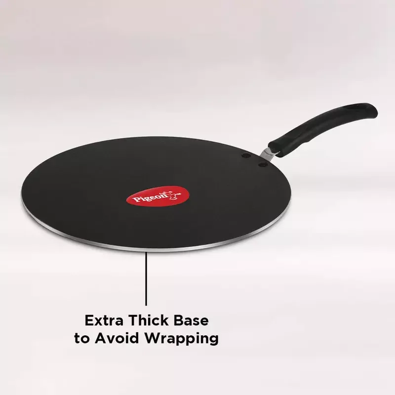 Pigeon Tawa 31cm Nonstick Multi 310 Cool Touch Handle Sap 271 - 3 Layer Anti Peeling Food Safe Nonstick Coating Extra Thick Layer