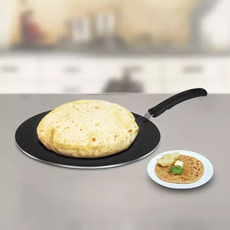 Pigeon Tawa 31cm Nonstick Multi 310 Cool Touch Handle Sap 271 - 3 Layer Anti Peeling Food Safe Nonstick Coating Extra Thick Layer