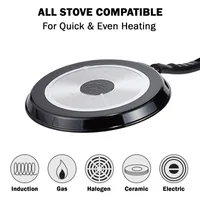 Pigeon Tawa 31cm Nonstick Multi 310 Cool Touch Handle Sap 271 - 3 Layer Anti Peeling Food Safe Nonstick Coating Extra Thick Layer