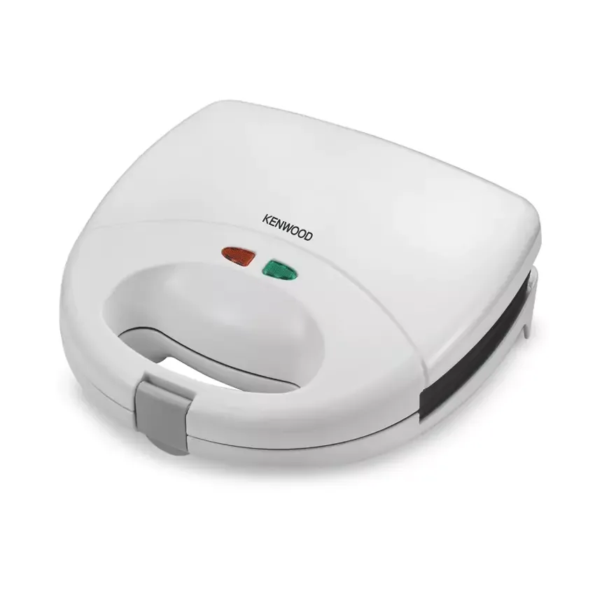 Kenwood Sandwich Toaster 2 Slice 2 in 1 Grill and Sandwich 750w Smp01.A0wh - Nonstick Grill Plates Cool Touch Handle Detachable Plates Light Indicator