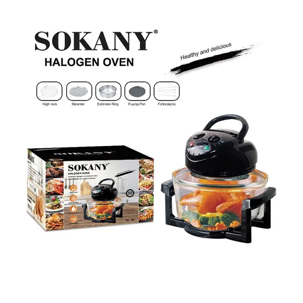 Sokany Halogen Oven 3 in 1, 13 Liters Oven Grill - SK 560