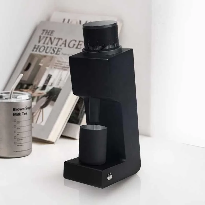 Commercial Electric Tilted Bean Grinder 30g, Titanium-Plated Ghost Burr, 100W N520-SA NB-005