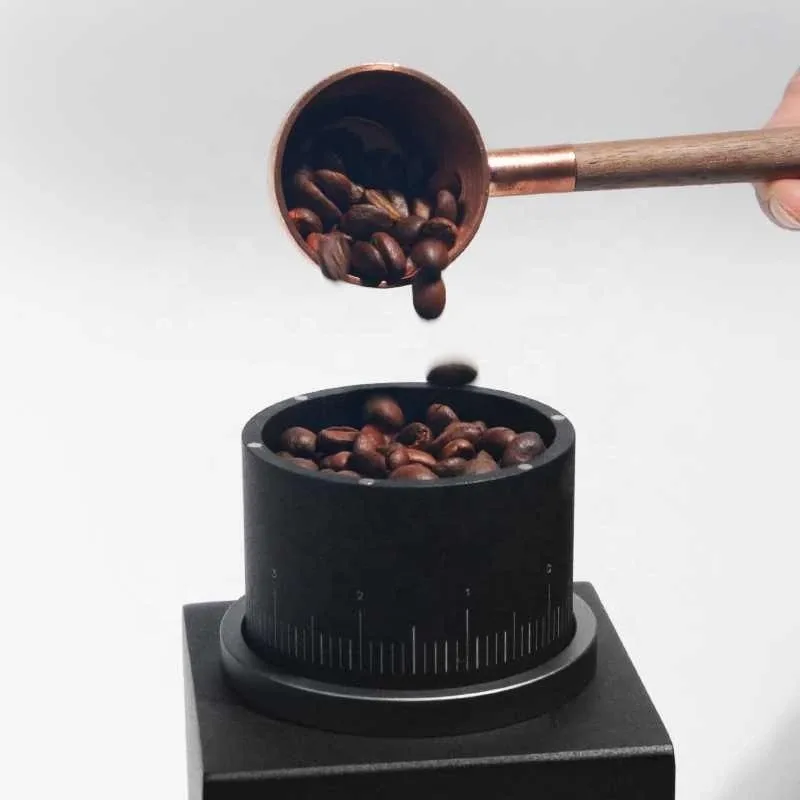 Commercial Electric Tilted Bean Grinder 30g, Titanium-Plated Ghost Burr, 100W N520-SA NB-005