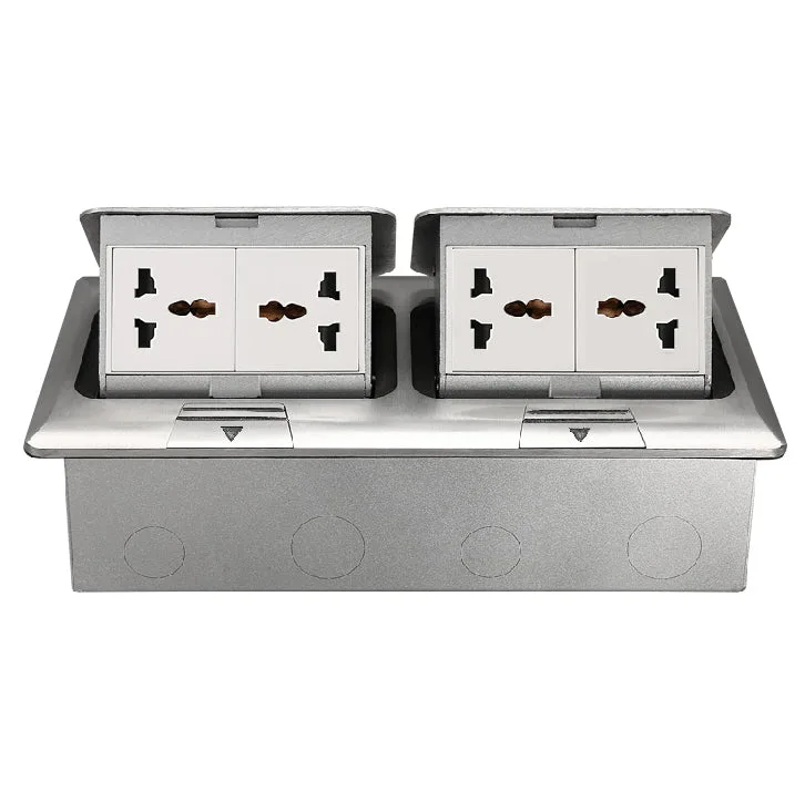 Tronic Floor Socket 2G Universal + RJ45 Data