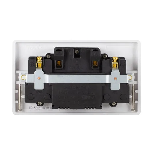 Tronic Universal Switch Socket Twin With 2 x USB
