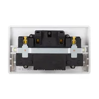 Tronic Universal Switch Socket Twin With 2 x USB