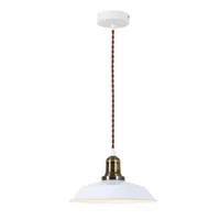Tronic Minimalist White Dome Pendant Light
