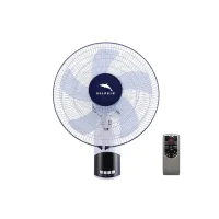 Dolphin Wall Fan - 16-Inch, Five Blades, Indoor Use, with Remote Control, ME-1605WP-R
