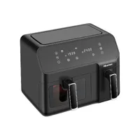Hisense Dual Air Fryer 8.6L with LED Touch Control Panel, Two Cooking Basket 5.3L & 3.3L, Black H09AFBK2S5