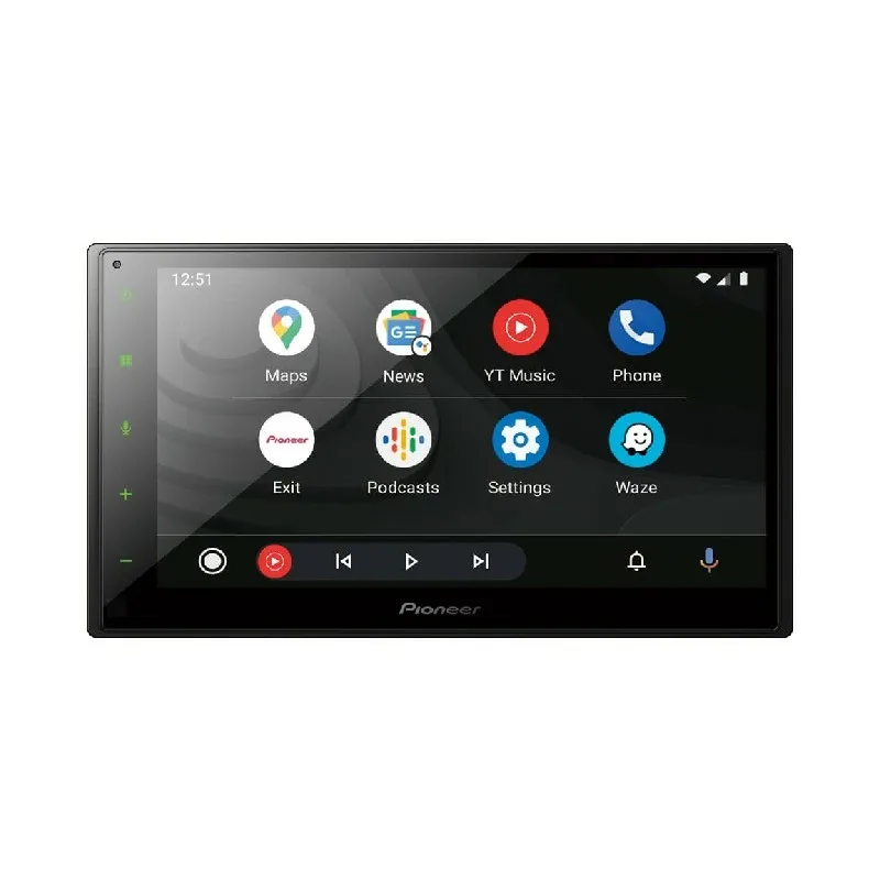 Pioneer AV Receiver, Double Din 6.8" Multimedia AV Receiver with Touchscreen Display, Bluetooth USB/ Tuner / I Phone - Ipod Connect, Weblink Cast, Mirroring for Android DMH-A5450BT