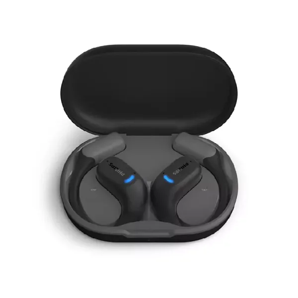 Philips OpenEar True Wireless Sports Headphones, 28H Playtime, IP55 Dust/Water Protection, Air Conduction TAA6709DG/97