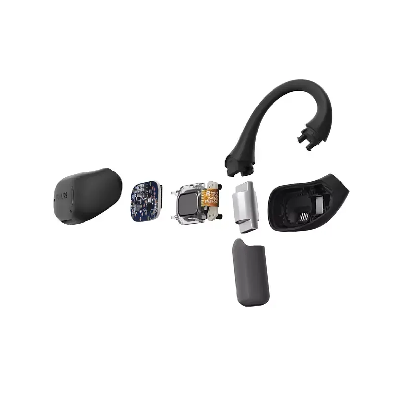 Philips OpenEar True Wireless Sports Headphones, 28H Playtime, IP55 Dust/Water Protection, Air Conduction TAA6709DG/97