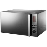 Hisense Microwave 45L Solo Digital with Grill, 5 Power Levels, 8 Auto Menus, 360° Rotating Plate, Safety Lock, Black Mirror H45MOMK9
