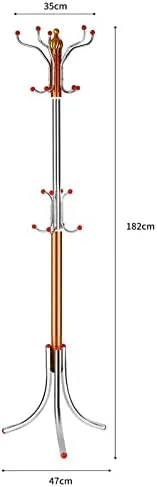 Floor Hanger Stand Freestanding Tree Coat Rack 16 Hooks Stand For Clothes Bags Hats - JHC2340N