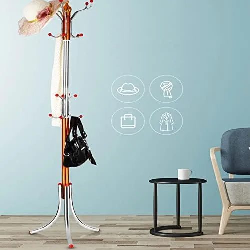 Floor Hanger Stand Freestanding Tree Coat Rack 16 Hooks Stand For Clothes Bags Hats - JHC2340N