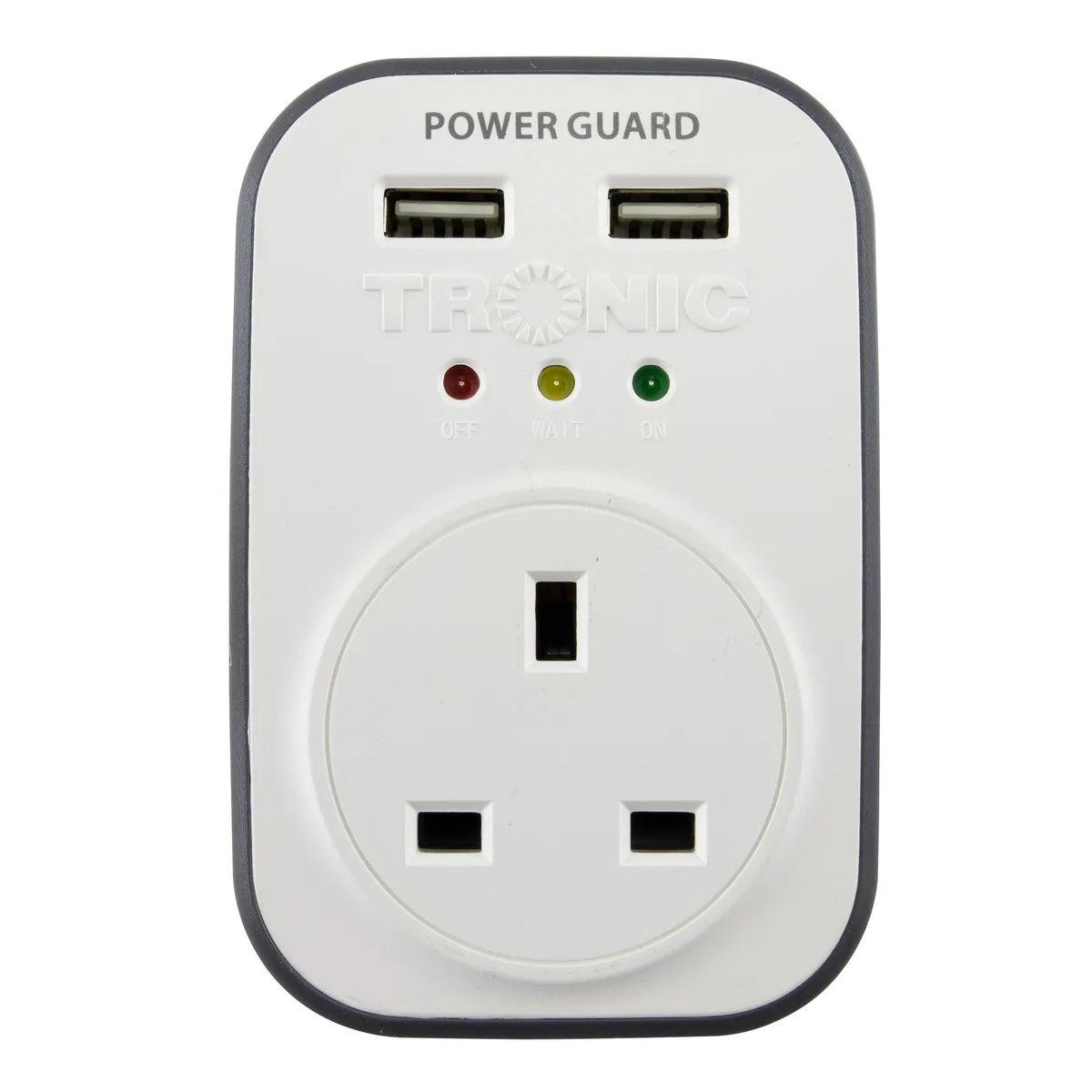 Tronic Power Guard with 2 USB Ports 13Amps