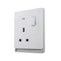 Tronic 13A Single Switch Socket with Neon Indicator - Ivory