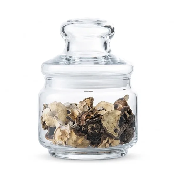 Ocean Pop Storage Jar Clear Glass with Glass Lid 325ml Food Storage Container Brown Box 5B02511G0004