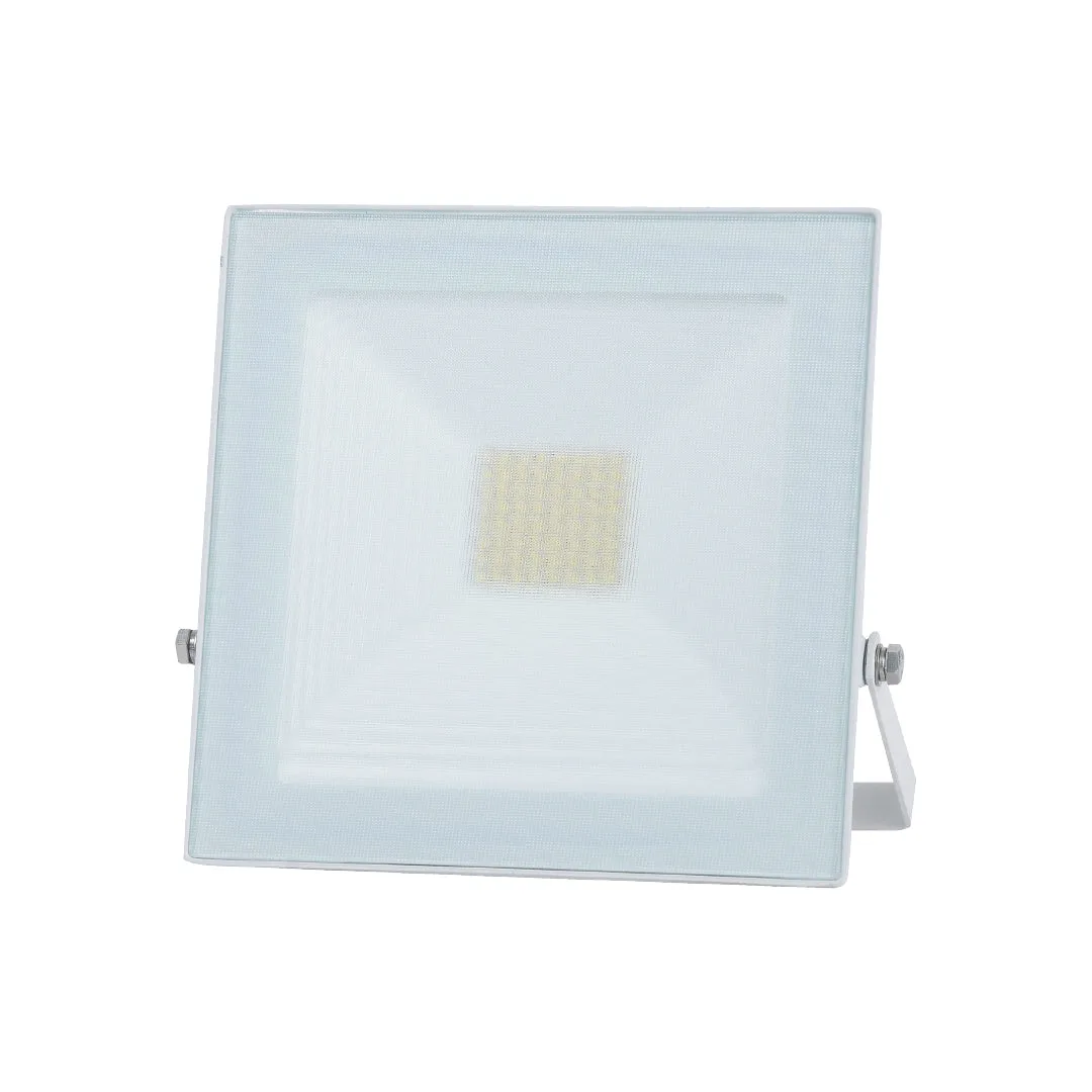 Tronic Slim White LED Flood Light - 30W Warm White, IP65