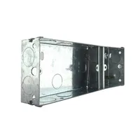 Tronic Single & Twin Galvanised Iron Electrical Switch Box 3 Way