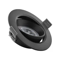 Tronic Spotlight DOB 7 watt 75mm Black Day Light